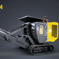 mini mobile crusher in Canada showing compact tracked crusher for demolition recycling and construction waste crushing at onsite projects

