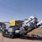 mobile jaw crusher in Canada showing portable rock crushing machine used for mining construction and aggregate production with powerful tracked design
