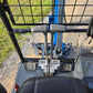 JoyT5 Rippa R18 Mini Excavator operator controls with levers and foot pedals inside the cabin