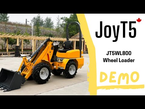 JoyT5 JT5WL800 Wheel Loader with 850kg (1750 lbs) lifting capacity Demo video