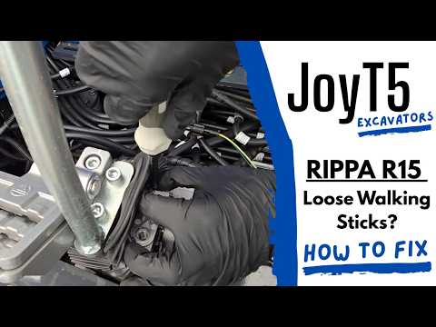 Adjusting walking stick on Rippa R15