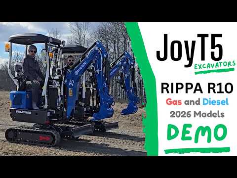 2026 Rippa R10 mini excavator Gas vs Diesel comparison