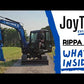 In depth look under the service covers of Rippa R57 excavator