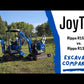 Side by Side comparison of Rippa R13 and R15 mini excavators