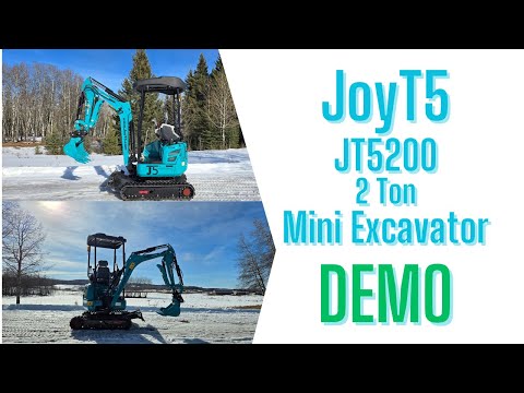 Demo video of JT5200 2 Ton Mini Excavator for Sale Canada | JoyT5 