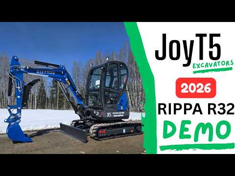 2026 Rippa R32 Mini Excavator Demo
