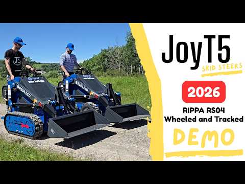 2026 Rippa RS04 mini skid steer Demo 