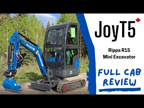 Rippa R15 mini excavator with full cab review