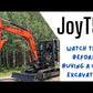 JT5600 used excavator buying guide video thumbnail showing Yanmar diesel compact excavator for sale in Canada with helpful tips for construction buyers from JoyT5 Canada