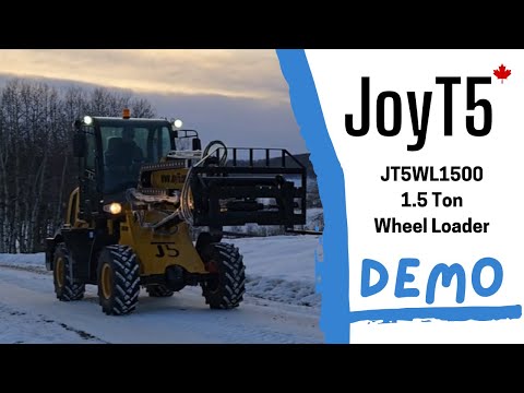 Demo Video of JoyT5 JT5WL1500 / Rippa R915 wheel loader