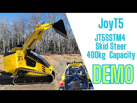 Demo of JoyT5 JT5SSTM4 Diesel Mini Skid Steer For Sale Canada