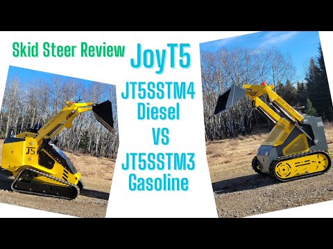 Diesel vs Gasoline Mini Skid Steer Comparison of JoyT5 JT5SSTM3 and JT5SSTM4