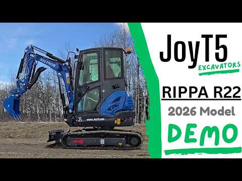 2026 Rippa R22 Mini Excavator Demo