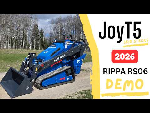 2026 Rippa RS06-3 mini skid steer demo video