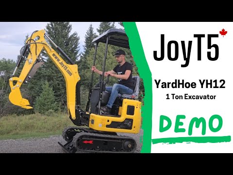 Rippa R319 Mini Excavator Demo video, JoyT5 