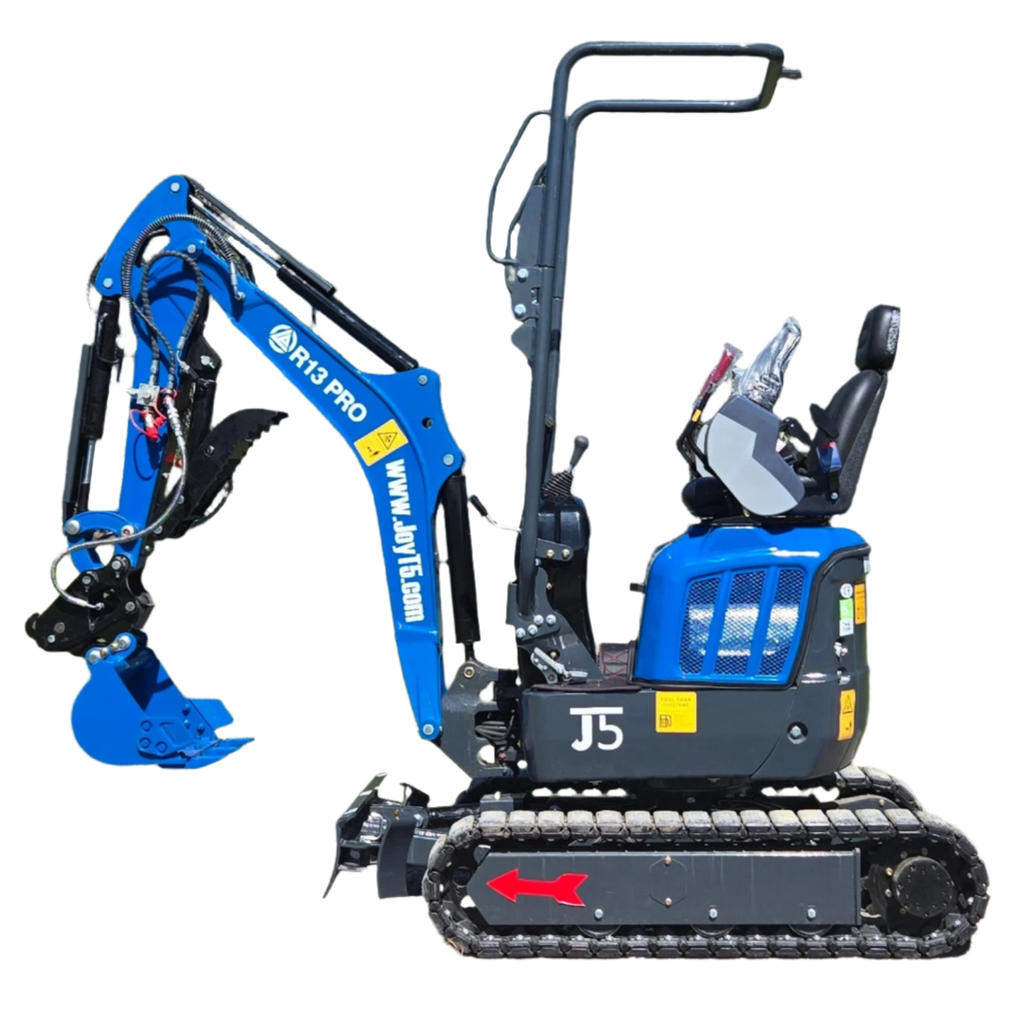 Rippa R13 1.3 ton mini excavator for sale in Canada | Compact digger for tight spaces with attachments, supported by JoyT5