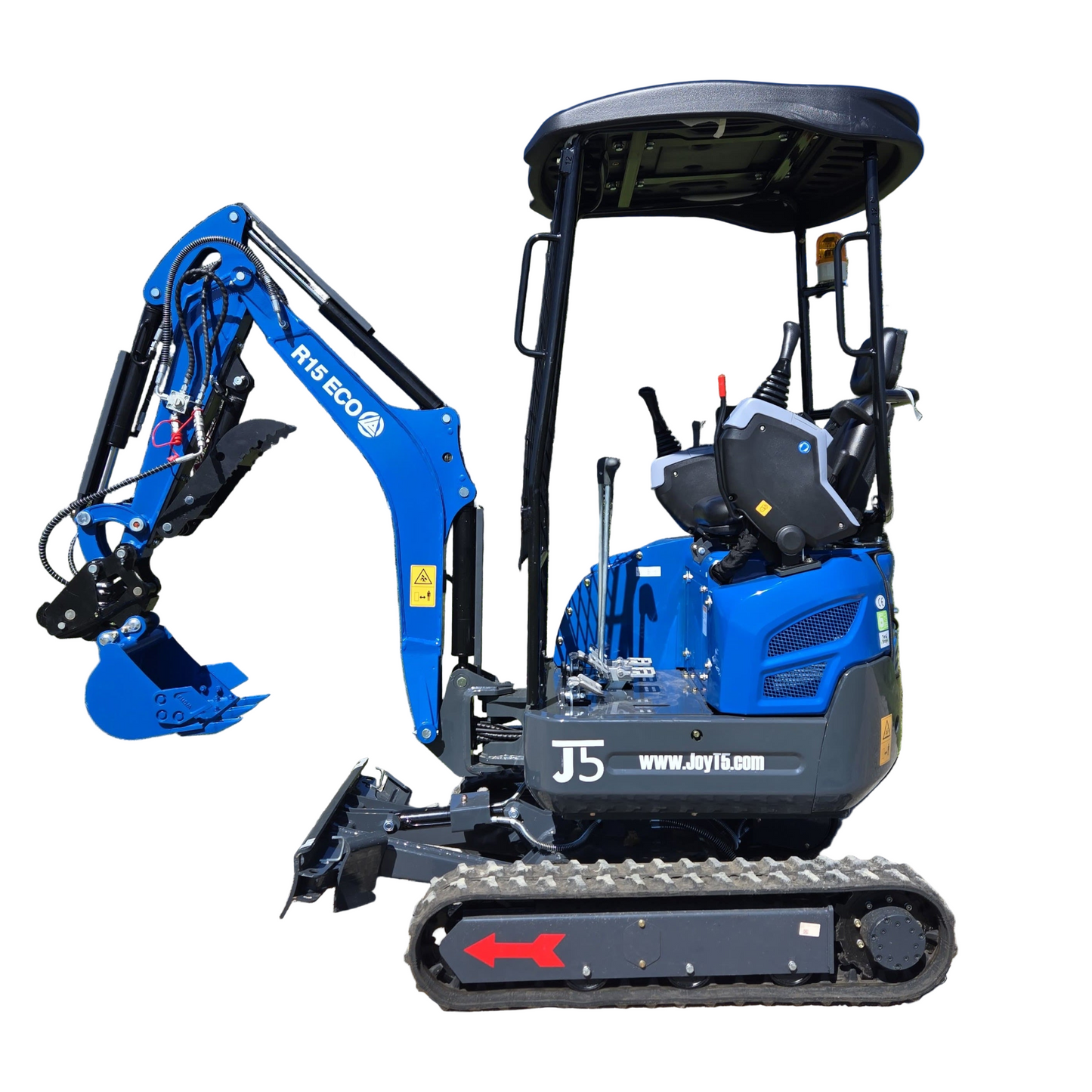 Rippa R15 1.5 ton mini excavator for sale in Canada powered by Kubota D722 compact digging machine for construction and landscaping with JoyT5 dealer support