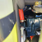 Close-up view of Rippa R15 mini excavator for sale engine with red hose and mechanical components