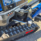 Rippa R15 Mini Excavator For Sale – close-up of rubber track system and hydraulic components for smooth and durable performance.
