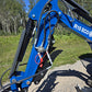 Close-up view of rippa r15 mini excavator for sale boom arm with hydraulic hoses and cylinder R15 