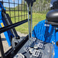 Rippa R15 mini excavator for sale operator cabin showing control pedals and hand levers for machine operation