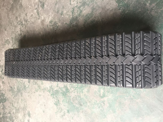 Heavy duty skid steer rubber tracks 381x101.6x42 with steel cord, compatible with ASV RC50 RC60, Terex PT50 PT60 and Caterpillar 247 257 loaders, durable replacement tracks for sale in Canada
