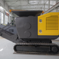 tracked mini mobile crusher in Canada showing compact construction crusher designed for on site crushing and recycling of demolition waste