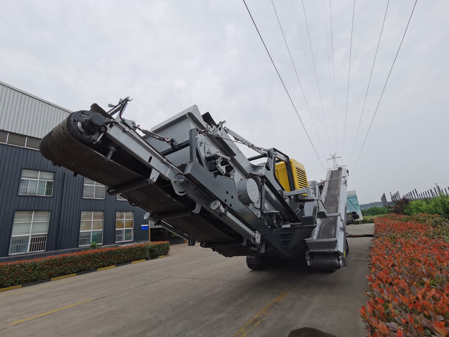 tracked portable impact crusher in Canada showing mobile crushing equipment designed for mining quarry recycling and aggregate production

