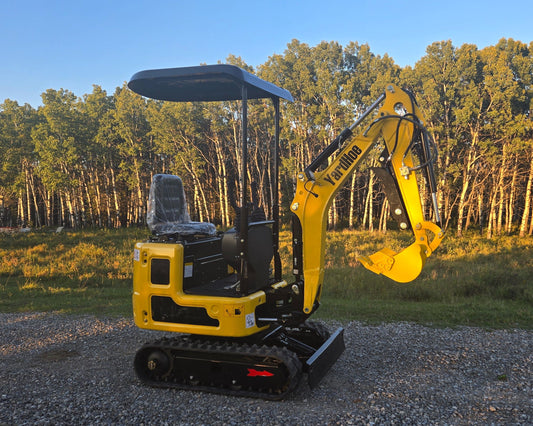 YardHoe YH12 1 ton mini excavator Rippa R319 gasoline engine compact excavator for landscaping and small construction projects in Canada

